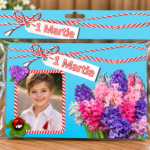 Magneți foto personalizați - Parfum de Zambile