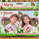 Magneți foto personalizați - Zâmbete de Primăvară