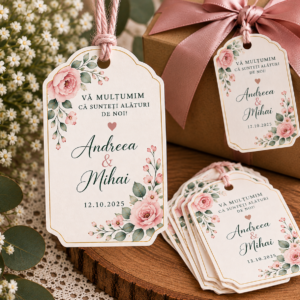 Etichetă personalizată vintage | nuntă, botez și evenimente