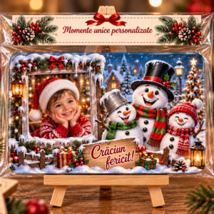Magnet foto personalizat - Colectia de Crăciun