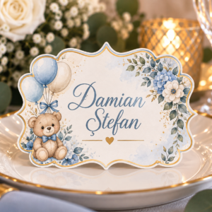 Place Card Personalizat | Contur de Poveste