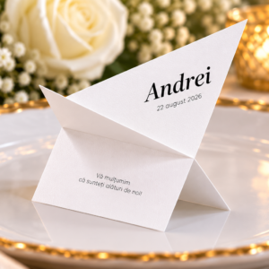 Place Card Personalizat | Pliuri de Poveste