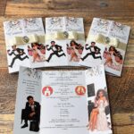 Invitație de nuntă personalizată cu caricatură