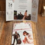 Invitație de nuntă personalizată cu caricatură – Mire pescar