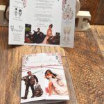 Invitație de nuntă personalizată cu caricatură – Mire pescar