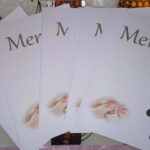 Meniu de masă personalizat tip carte | Nuntă și botez