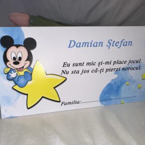 Plic de bani personalizat | Mickey și Steaua Norocoasă