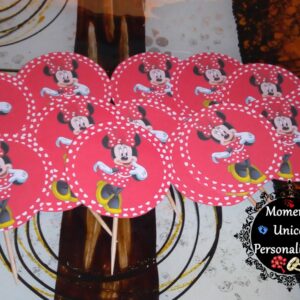 Mini toppere personalizate pentru candy bar | Minnie