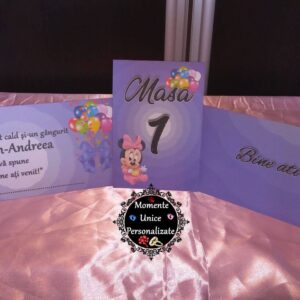 Plic de bani personalizat – Minnie Baby Lila