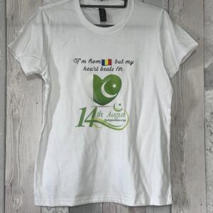 Tricou personalizat | România & Pakistan – Două țări, o inimă