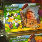 Mărturie Magnetică Personalizată | Mickey & Donald – Micul Aventurier