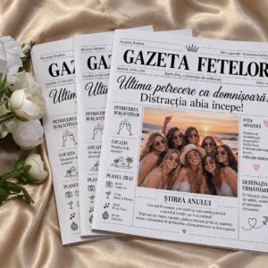 Gazeta Fetelor – Ziar personalizat pentru petrecerea burlăcițelor