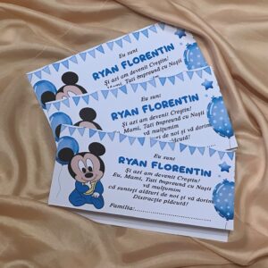 Plic de bani personalizat – Micul Mickey