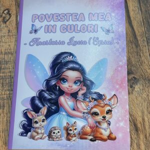 Carte de Colorat Personalizată - Povestea mea în culori cu zâne